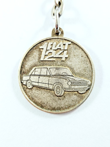 Portachiavi vintage fiat 124 - portachiavi,